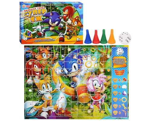 Настольная игра-ходилка "Большая гонка. Супер ёж"