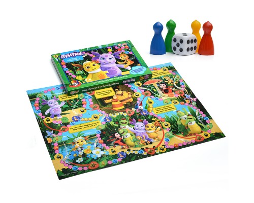 Лунтик. Веселые приключения. Настольная игра-ходилка.