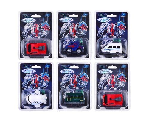 Робот трансформирующийся в транспорт, на листе