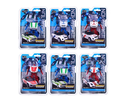 Робот "Полицейский" трансформирующийся, на листе