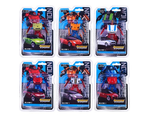 Робот "Гипер-гонщик" трансформирующийся, на листе