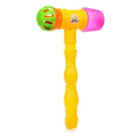 Молоток - стучалка с погремушкой, 25см, в сетке