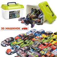Набор машин "Молния" в коробке