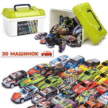 Набор машин "Молния" в коробке