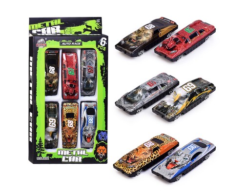 Набор машин "Звериная мощь" в коробке