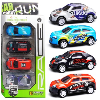 Набор машин "Бумеранг сити" металл, в коробке