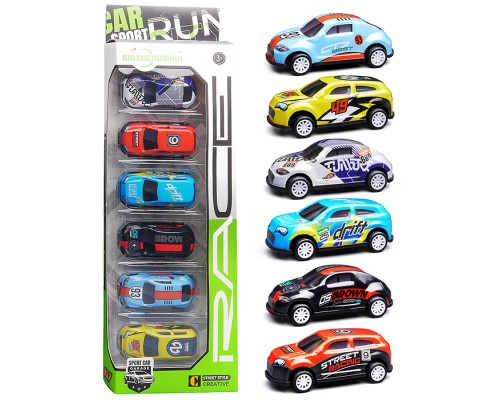 Набор машин "Крутящий момент" металл, в коробке