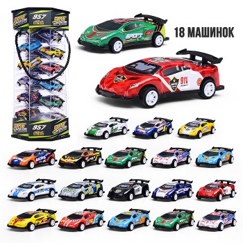 Набор машин "Стальной Эхо" металл, в коробке