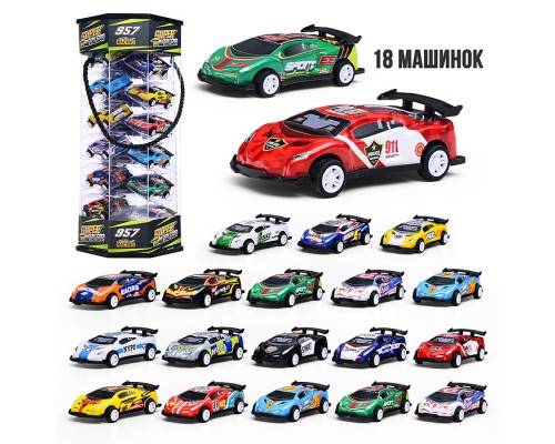 Набор машин "Стальной Эхо" металл, в коробке