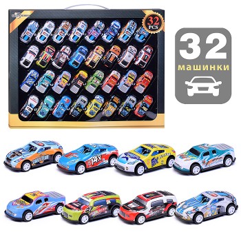 Набор машин "Турбо-арсенал" металл, в коробке