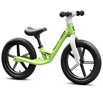 Беговел 14" Rocket, колеса надувные, рама нейлон, цвет салатовый