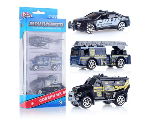 Набор техники "Мини Авто" полиция, в коробке