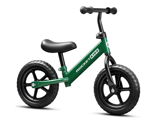 Беговел 12" Rocket, колеса EVA, цвет темно-зеленый