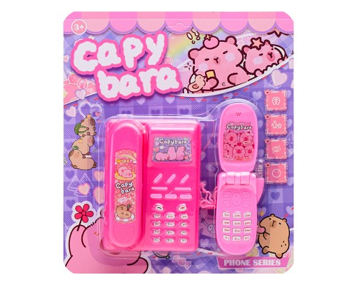 Телефон "Дружные капибары" на листе
