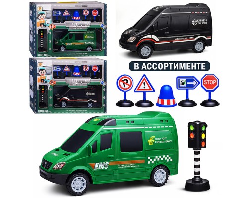 Набор с дорожными знаками "Дорожный спецназ",в  коробке