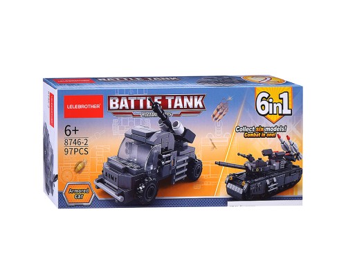 Конструктор "Бронеавтомобиль" (97 дет.) в коробке