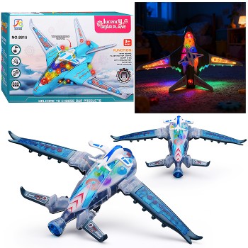 Самолет "Веселый полет" на батарейках, в коробке