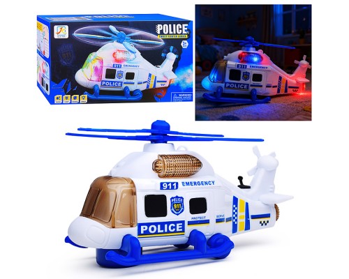 Вертолет "Полицейский вертолет" на батарейках, с распылением, в коробке