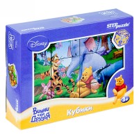 Кубики 12шт "Дисней "Винни Пух"