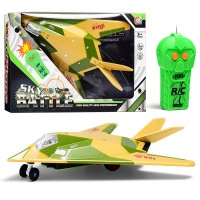 Самолет "Реактив" р/у, 27 MHz, (свет) в коробке