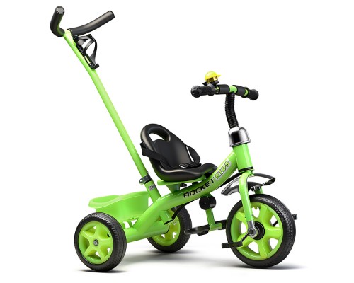 Велосипед 3-х колесный, зеленый