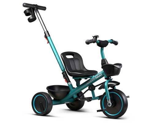 Велосипед трехколесный Rocket 107NEW, колеса EVA 10"/8", цвет зеленый