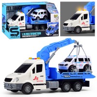 Машина "Эвакуатор" 1:16 (свет, звук) в коробке