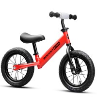 Беговел 12" Rocket R0043NEW-RD, колеса надувные, цвет красный