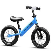 Беговел 12" Rocket R0043NEW-BL, колеса надувные, цвет синий