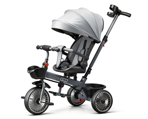 Велосипед 3-х колесный, серый
