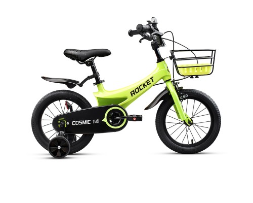 Велосипед 14" Rocket Cosmic, цвет салатовый