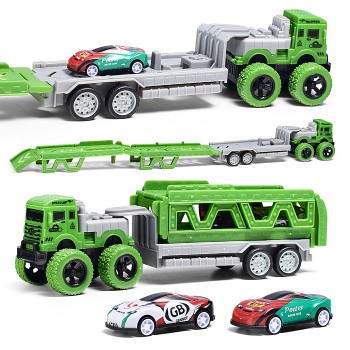 Машина "Перевозчик" ( цвет зеленый)  в пакете