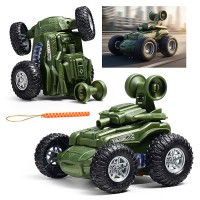 Машина-перевертыш "Трюкач" на батарейках, в пакете