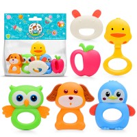 Набор погремушек "Милые друзья" в пакете