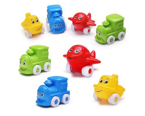 Машинка "Пупсик" в сетке (4 шт.)