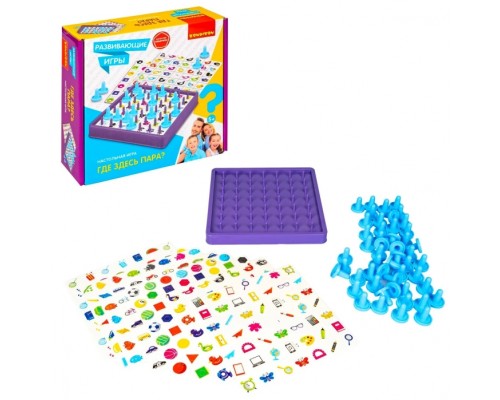 Развивающие игры "Где здесь пара?" BOX