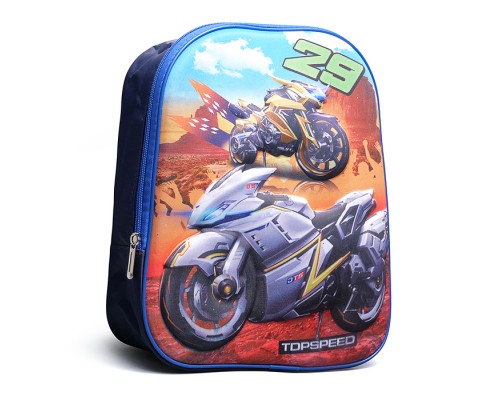 Рюкзак детский "Мото" 31.5x26x10 см, 1 отделение, ОПП-упаковка
