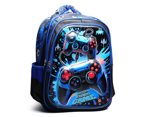 Рюкзак школьный "GAME" 41x30x15 см, 3 отделения, 2 кармана, уплотненная спинка, ОПП-упаковка