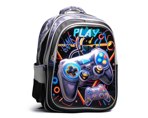Рюкзак школьный "GAME" 41x30x15 см, 3 отделения, 2 кармана, уплотненная спинка, ОПП-упаковка
