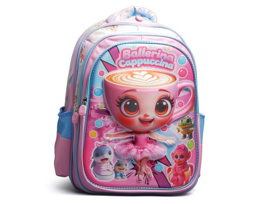 Рюкзак школьный "Итал.Мем" 41x30x15 см, 3 отделения, 2 кармана, уплотненная спинка, ОПП-упаковка