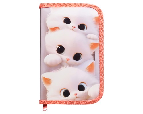 Пенал односекционный большой 190/115 "Милые коты"