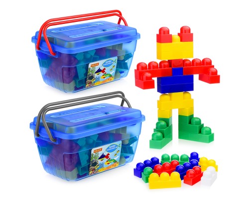 Конструктор "Юниор" (114 элементов) (в контейнере)