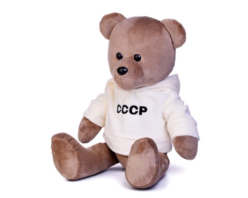 Медведь "СССР" в молочной кофте