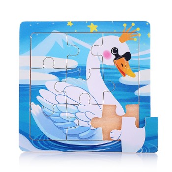 Пазл "Белый лебедь"