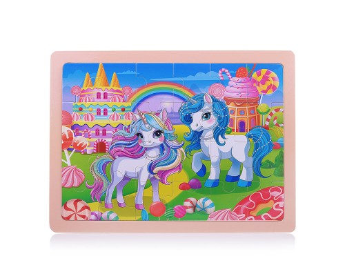 Пазл "Сказочные единороги"