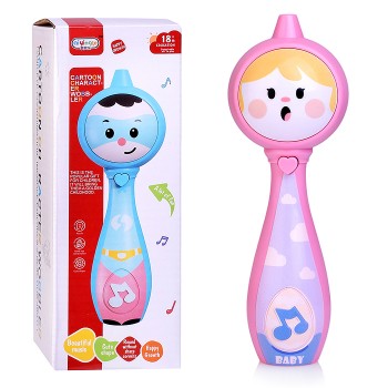 Погремушка "Личико" звук, в коробке