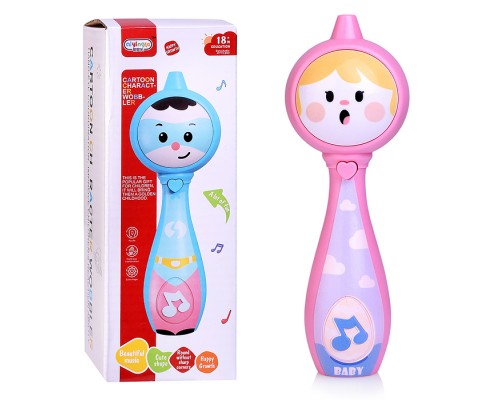 Погремушка "Личико" звук, в коробке