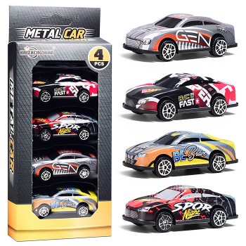 Набор машин "Супер-команда" метелл, в коробке