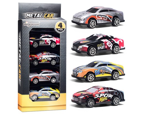 Набор машин "Супер-команда" метелл, в коробке