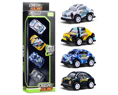 Набор машин "Скорость" металл, в коробке